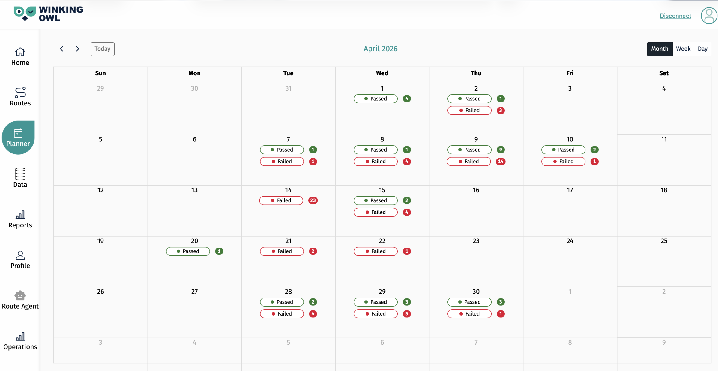 Test Calendar View